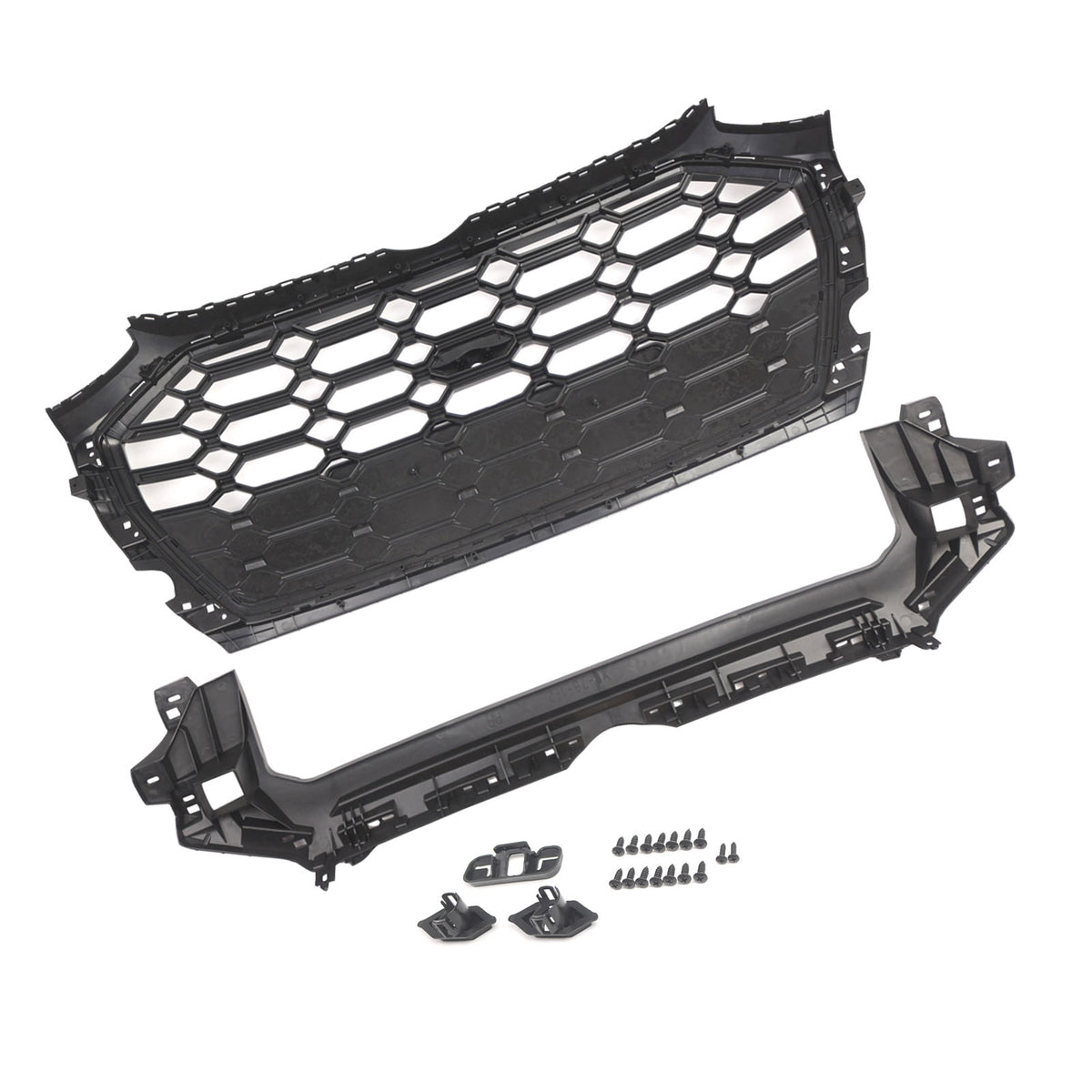 RSQ5 Style Front Honeycomb Mesh Grille Grill Per Audi Q5 SQ5 2021-2025