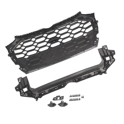 RSQ5 Style Front Honeycomb Mesh Grille Grill Per Audi Q5 SQ5 2021-2025