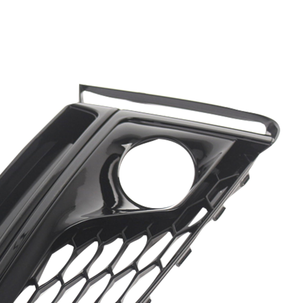 2PCS Front Bumper Fog Light Grille Cover Per Audi A5 S5 S-Line 2018-2019