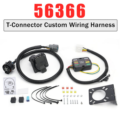 56366 T-Connettore fascetta cablaggio personalizzato per Honda Pilot Ridgeline
