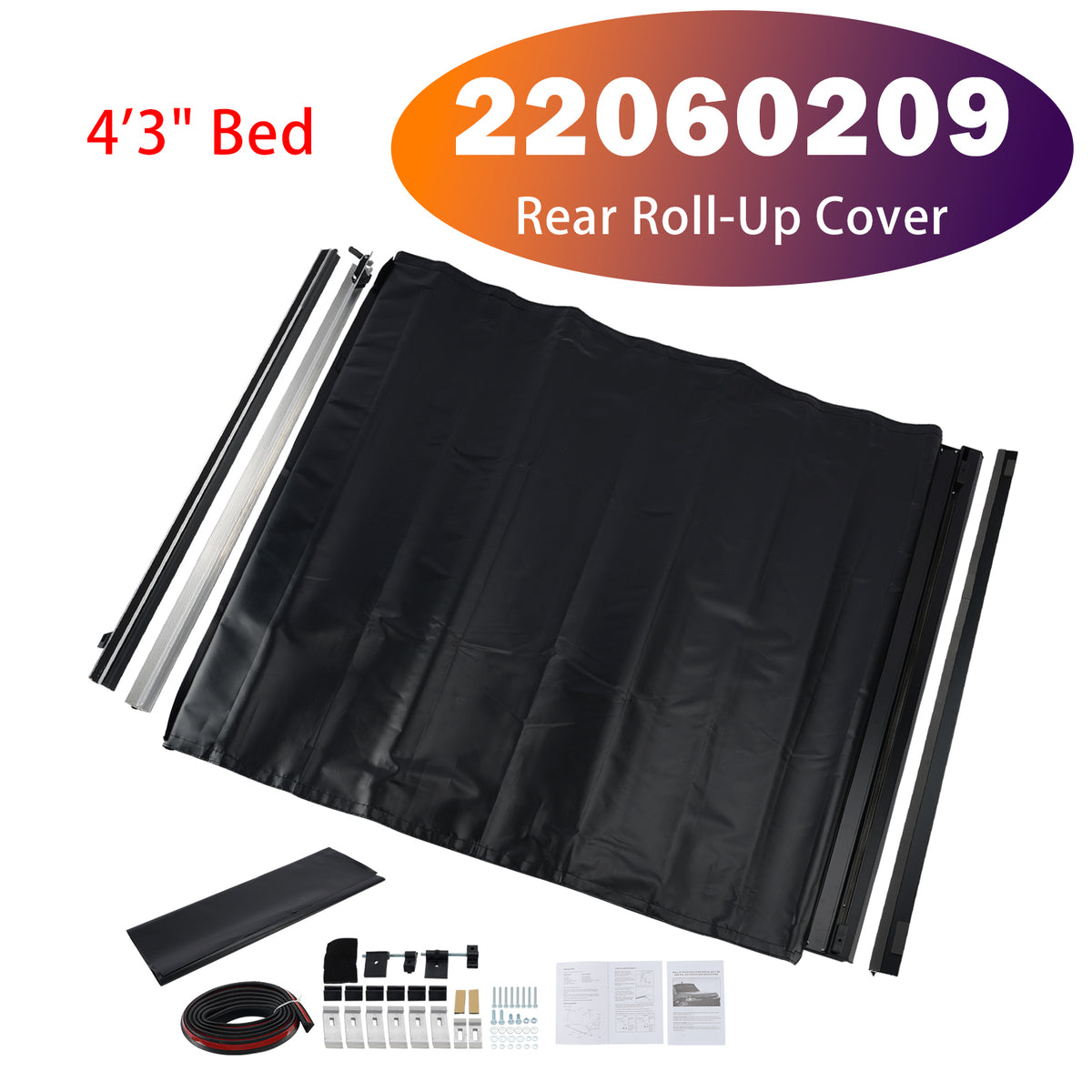 Copertura avvolgibile posteriore 22060209 per Hyundai Santa Cruz 22-26 4'3" Letto