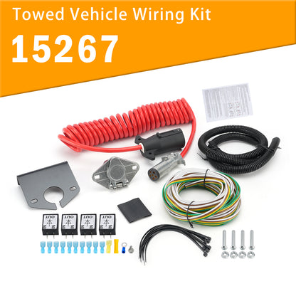 Kit cablaggio veicolo trainato Connettori 6 a 7 vie per Roadmaster 15267