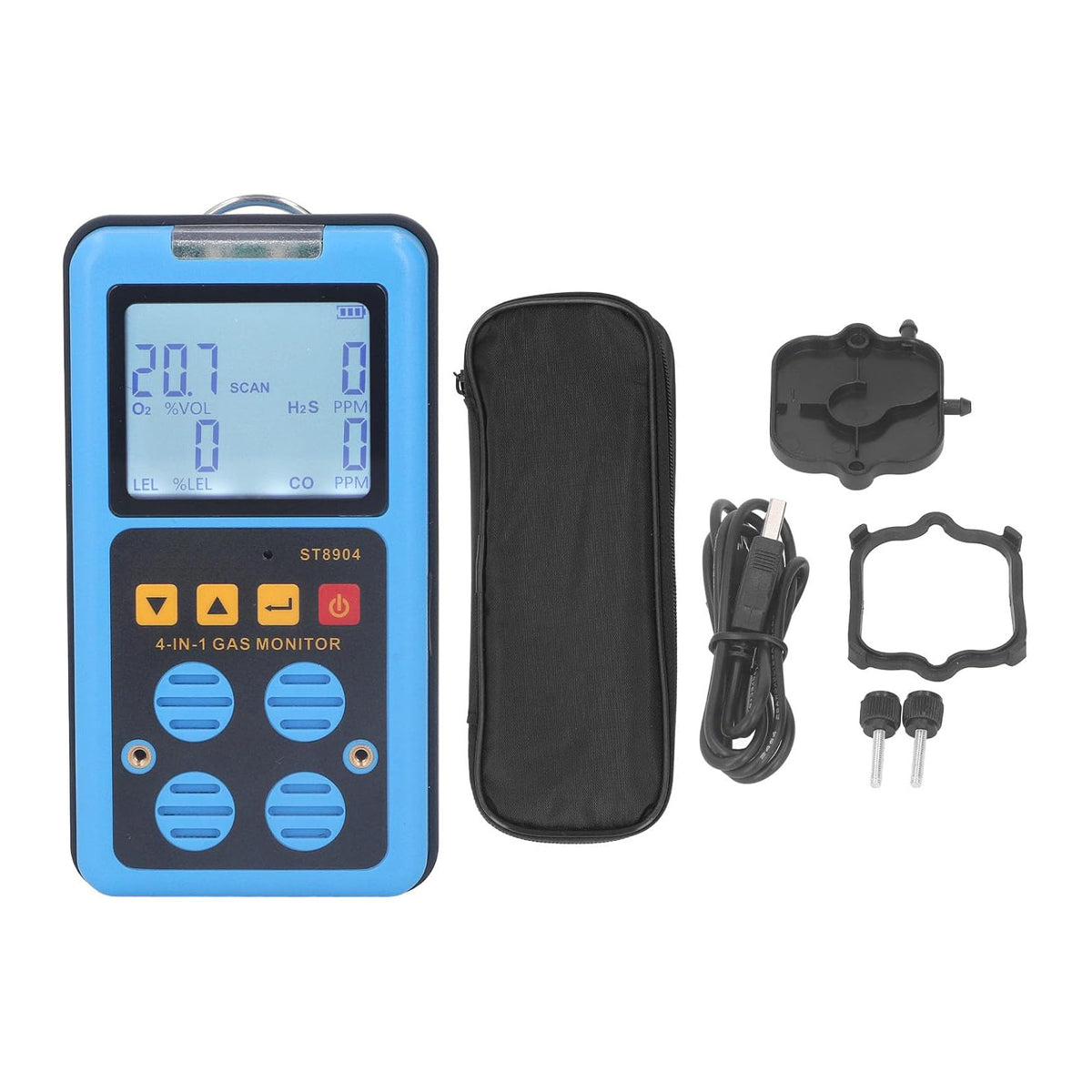 Monitor Multigass 4In1 Per Co H2S E O2 Tester Di Gas Ad Alta Sensibilità ST8904