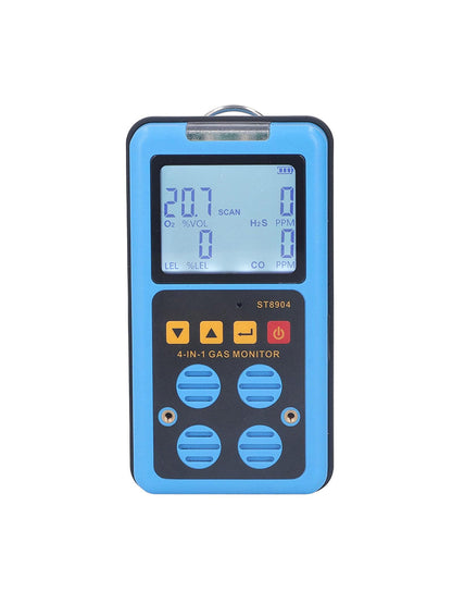 Monitor Multigass 4In1 Per Co H2S E O2 Tester Di Gas Ad Alta Sensibilità ST8904