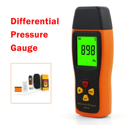 ST510 Per Bassa Pressione Misuratore Di Pressione Dell'Aria Preciso 0~100Hpa