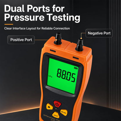 ST510 Per Bassa Pressione Misuratore Di Pressione Dell'Aria Preciso 0~100Hpa