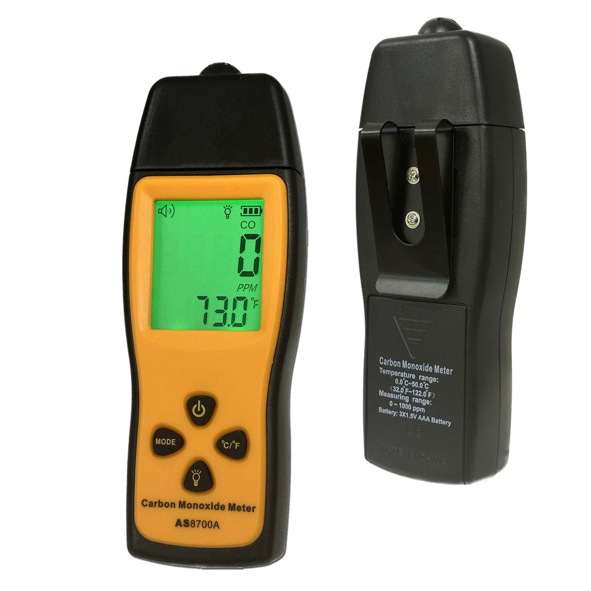 Misuratore Di Monossido Di Carbonio AS8700A Analizzatore Di Perdite Rilevatore