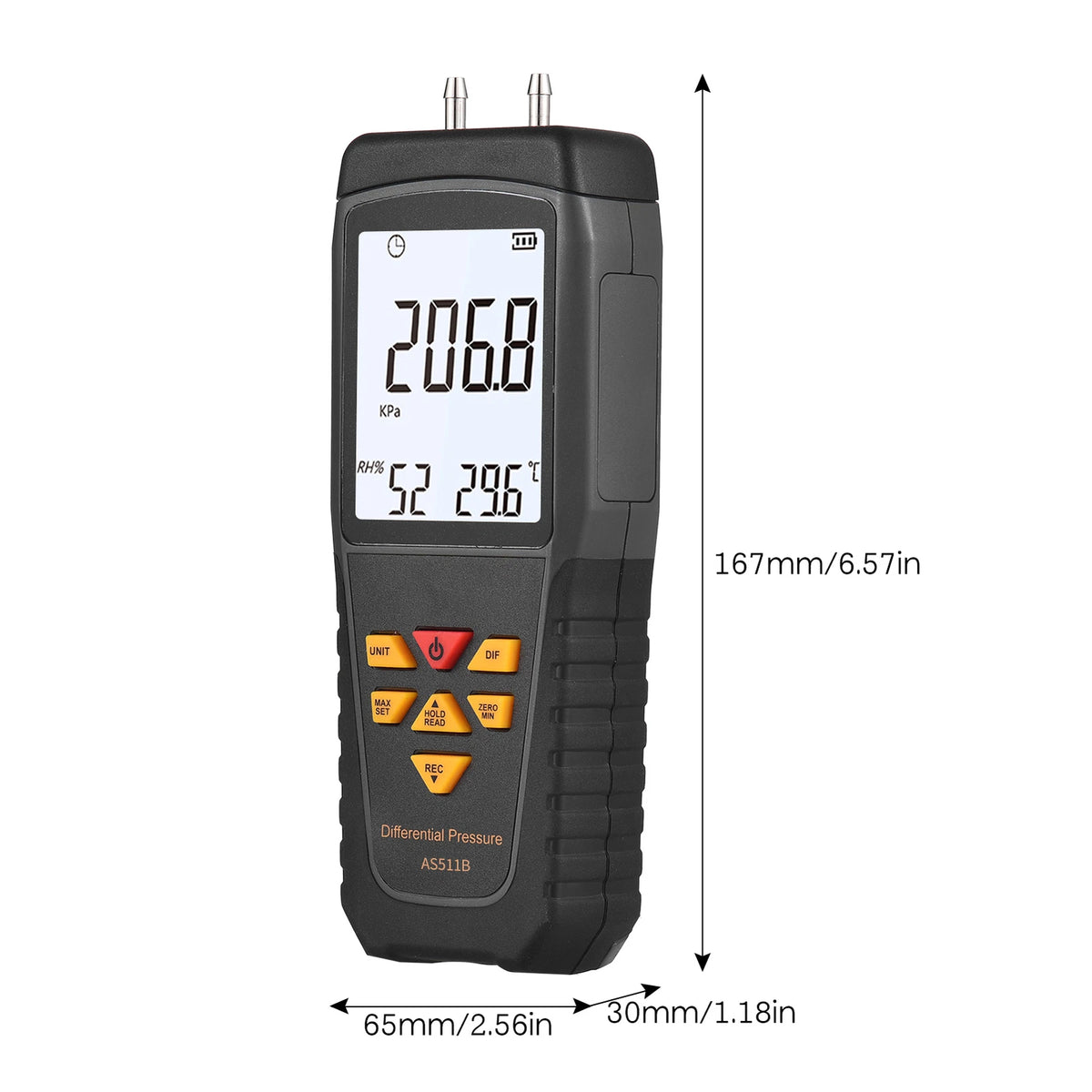 Manometro Differenziale Digitale As511B -206.8~206.8 Kpa