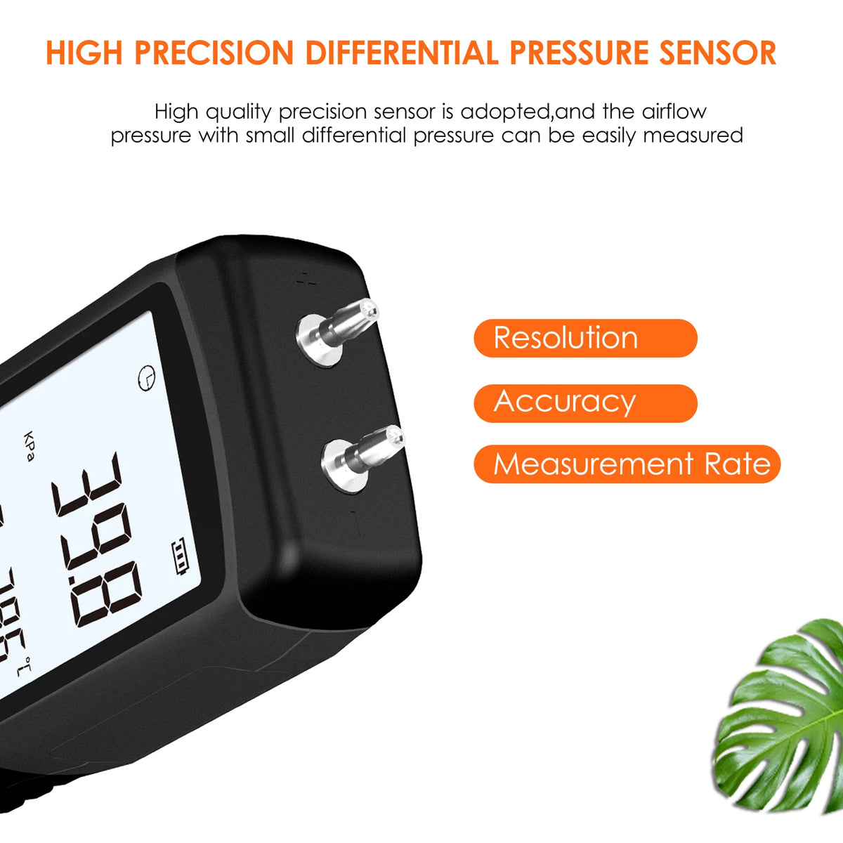 Manometro Differenziale Digitale As511B -206.8~206.8 Kpa