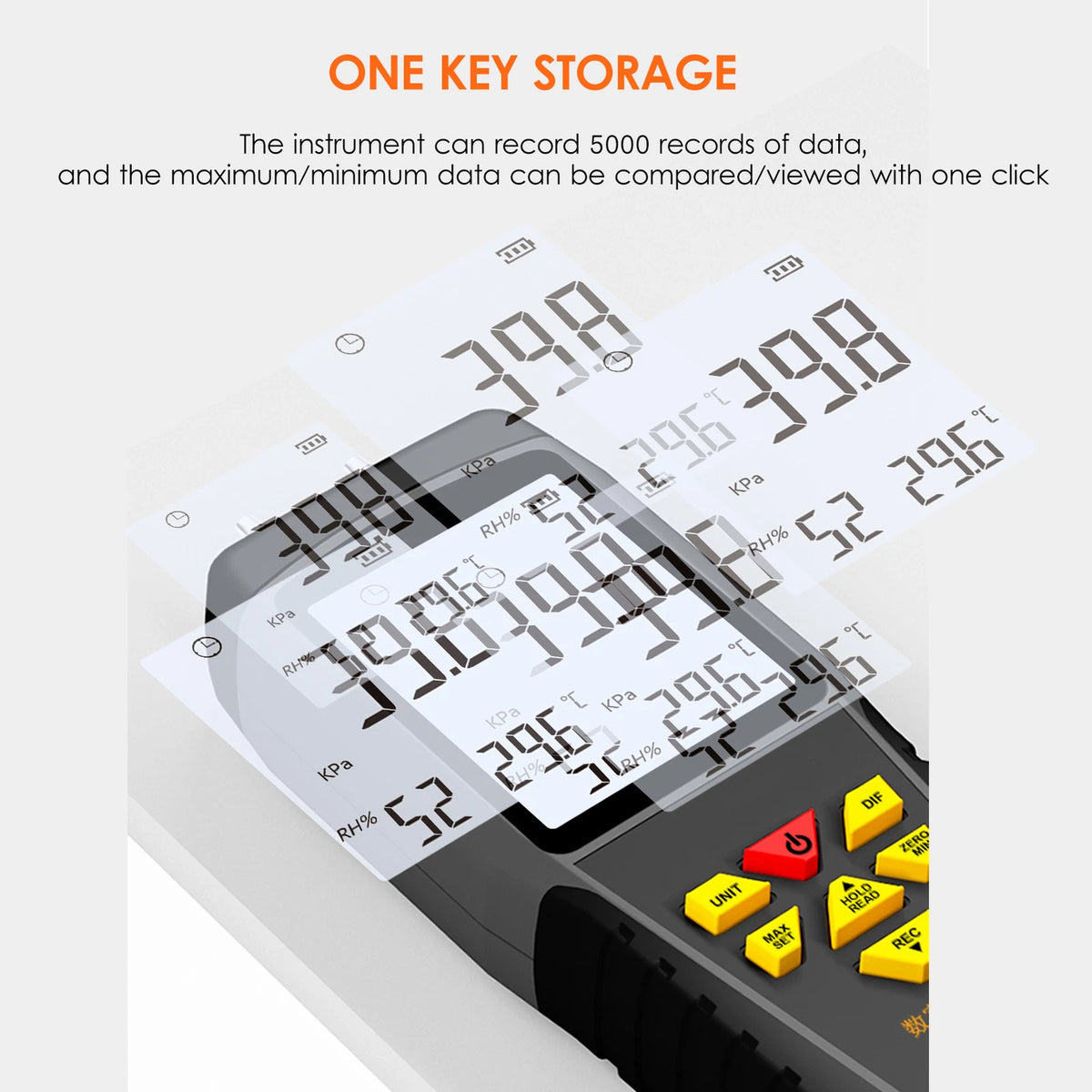 Manometro Differenziale Digitale As511B -206.8~206.8 Kpa