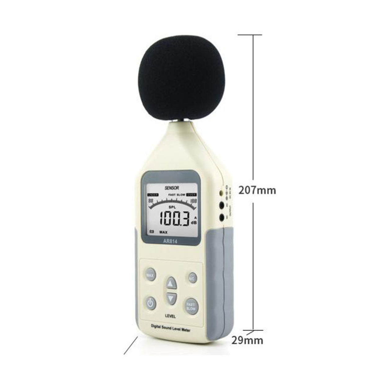 Fonometro Digitale AR814 Misuratore Di Rumore 30-130 Db