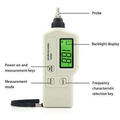R63A Misuratore Digitale Di Vibrazioni Strumento Di Misurazione E Test