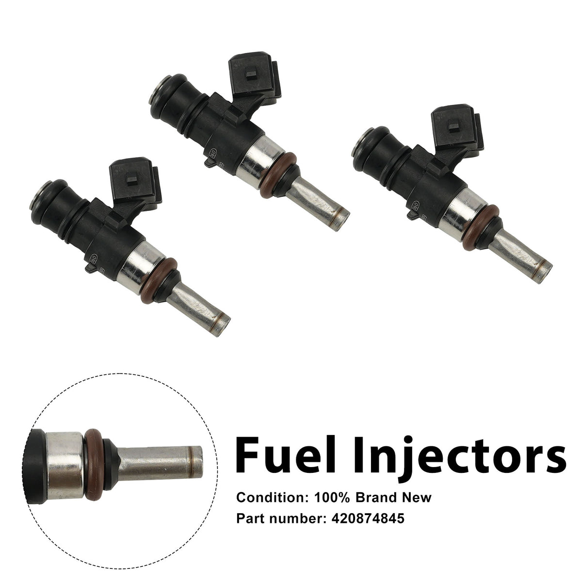 3PC 420874845 Iniettori carburante per Can-Am Maverick X3 Turbo 2017-2022