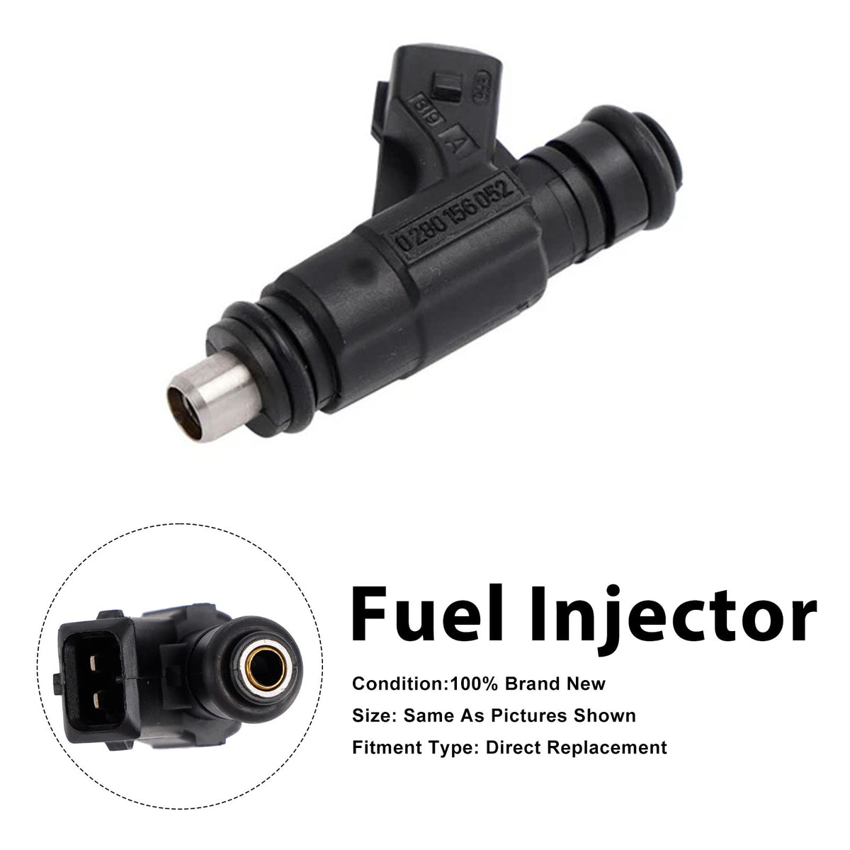1X Iniettore Carburante Per BMW 3 Series M3 2000-2006 Z3 2001-2003 0280156052