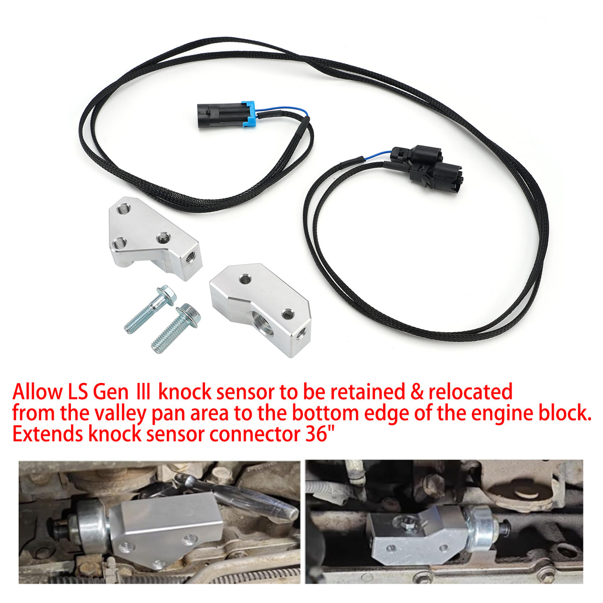 Staffe spostamento sensore battito con fascetta per LS 97-07 V8