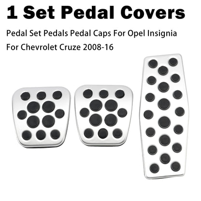 Set Pedali Pedali Copripedali Per Opel Insignia Per Chevrolet Cruze 2008-16