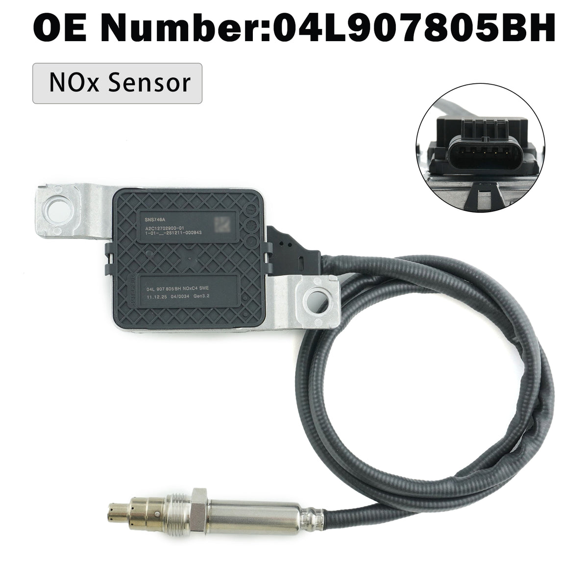 NOx Sensor 04L907805BH Per VW Arteon Passat B8 Skoda Superb III 2.0 TDi