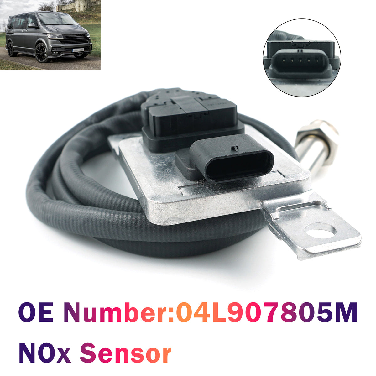 Nitrogen Oxide NOx Sensor 04L907805M Per VW T6 Multivan Transporter 6 2015-2019