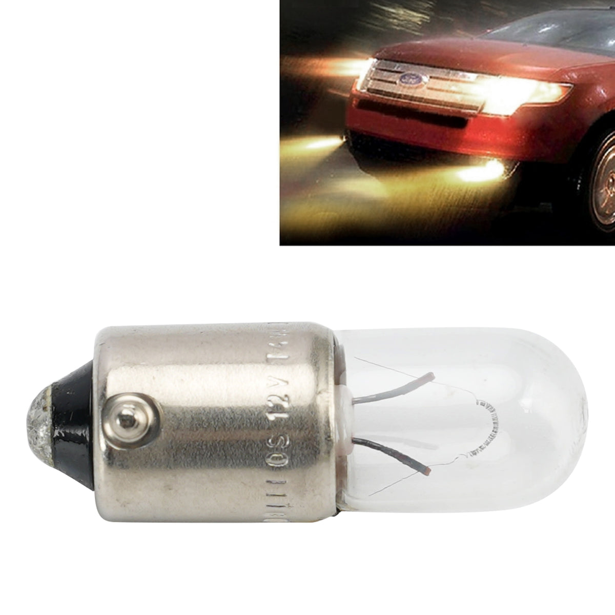 Lampada alogena ausiliaria T4W 3893 YS3893G BA9S 12V 4W Per OSRAM