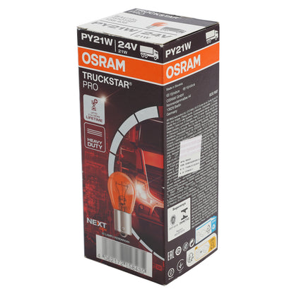 Lampada alogena freccia ambra PY21W 7510TSP 24V 21W BAU15S Per OSRAM