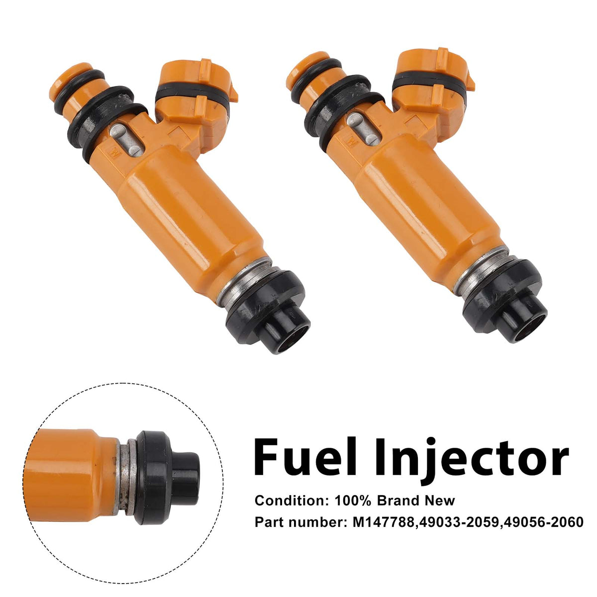 2PC Iniettori carburante M147788 49033-2059 49056-2060 per Kawasaki John Deere 797