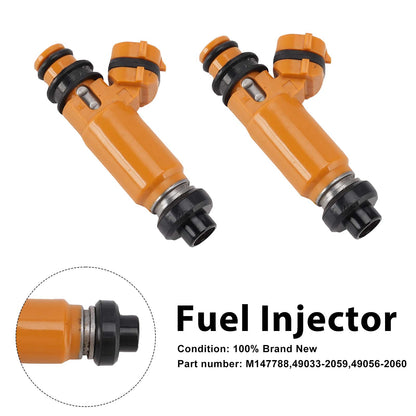 2PC Iniettori carburante M147788 49033-2059 49056-2060 per Kawasaki John Deere 797