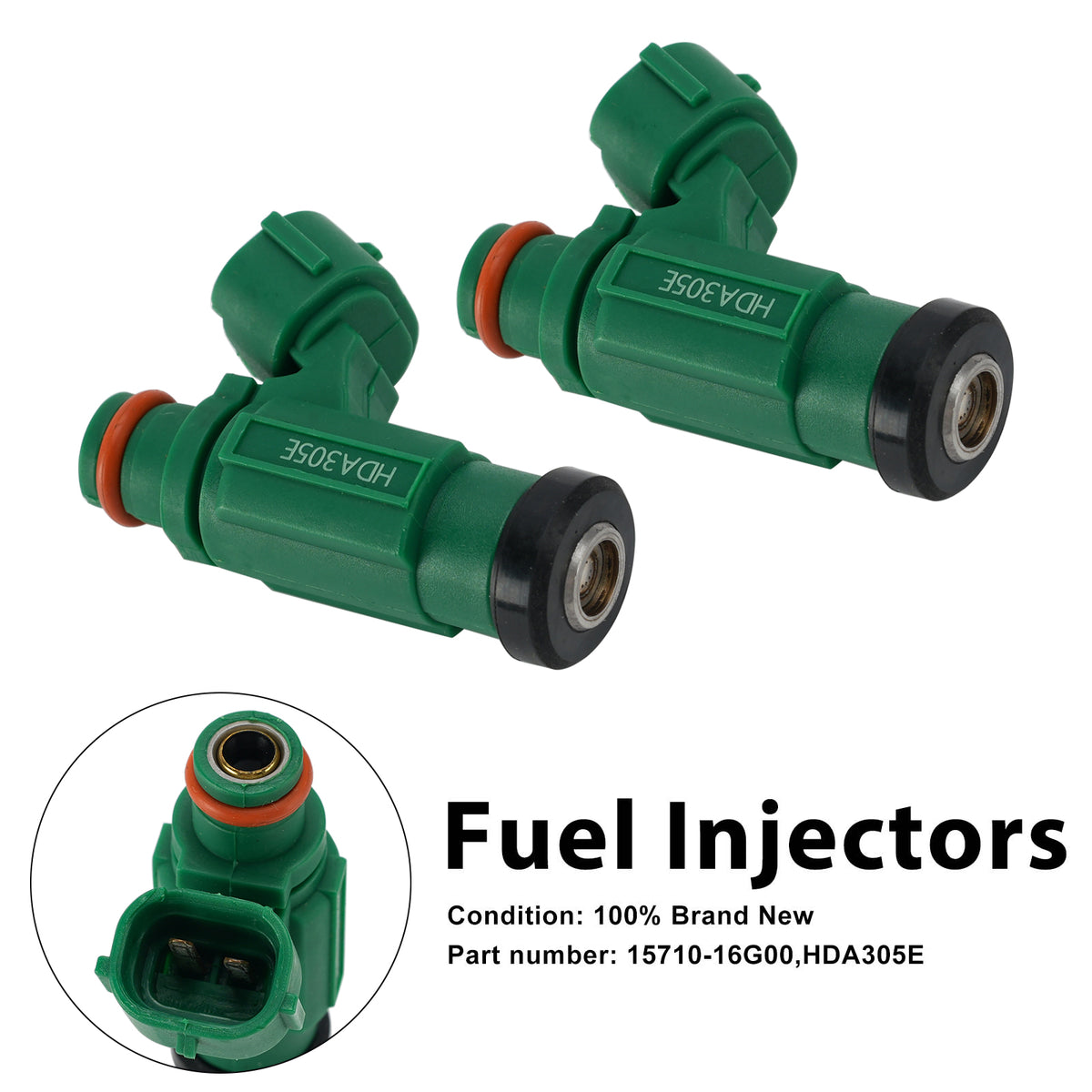 2PC Iniettori carburante HDA305E 15710-16G00 per SUZUKI SV1000 1000S 2003-2007