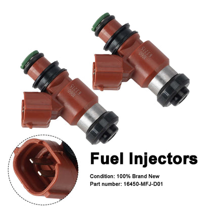 2PC Iniettori carburante 16450-MFJ-D01 per Honda Rebel 500 17-24 CB500 CBR600RR
