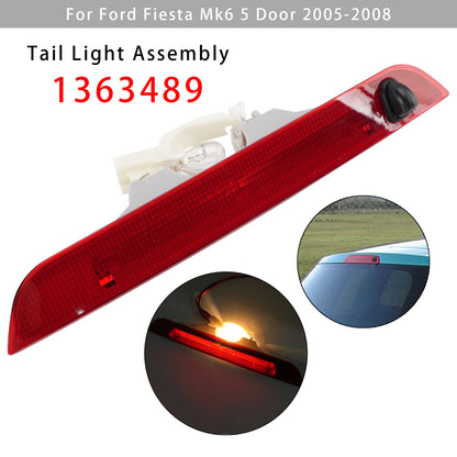 Luce Freno Alta Posteriore 1363489 Per Ford Fiesta Mk6 5 Porte 2005-2008 Rosso