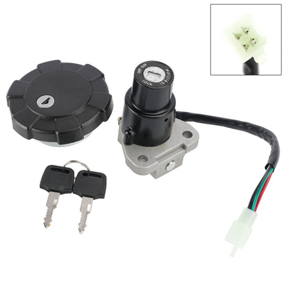 KIT SERRATURE BLOCCHETTO ACCENSIONE 4 CAVI COMPLETO PER YAMAHA DT125R 1987-2002