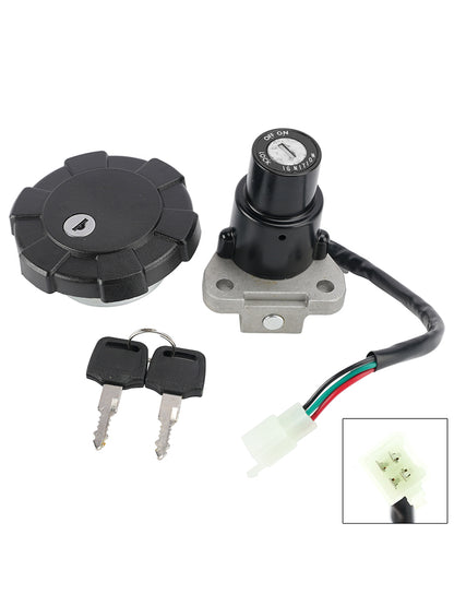 KIT SERRATURE BLOCCHETTO ACCENSIONE 4 CAVI COMPLETO PER YAMAHA DT125R 1987-2002
