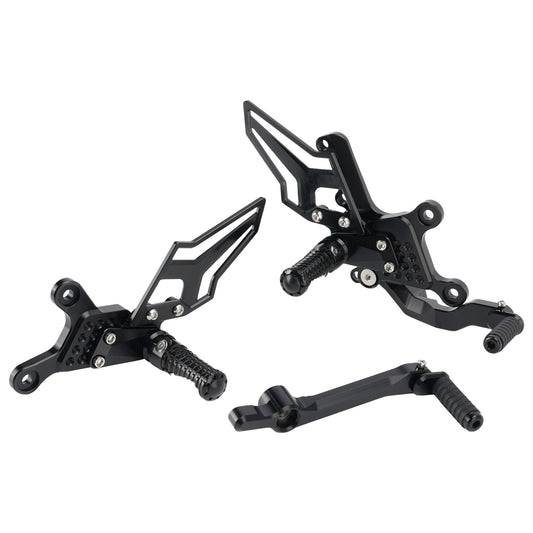 PEDANE ARRETRATE REGOLABILI NERO PER YAMAHA MT-09 MT09 2024 2025 2026