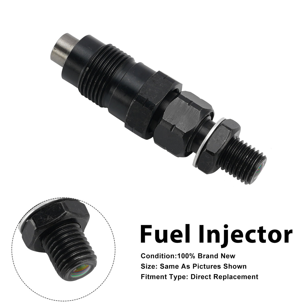 1X Iniettore Carburante Per Kia Pregio TB 2.7D 2002-2006 105078-0140 1050780140