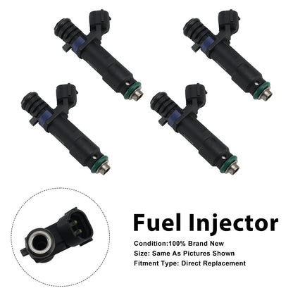 4X Iniettore Carburante Per Citroën C4 Coupe 2006-07 C5 II 2004-2008 9660275780