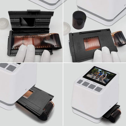 Scanner per diapositive di vecchi negativi da 22 MP, converte pellicole 126KPK/135/110/Super 8