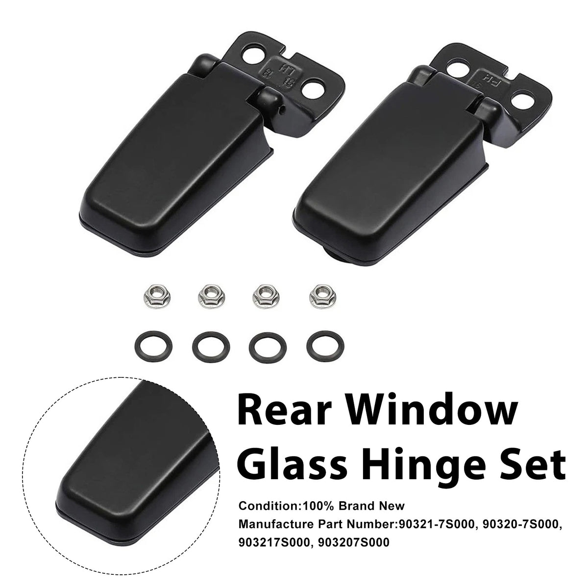 Kit Cerniera Vetro Portellone Posteriore Per Infiniti QX56 2004-2010 90320-7S000