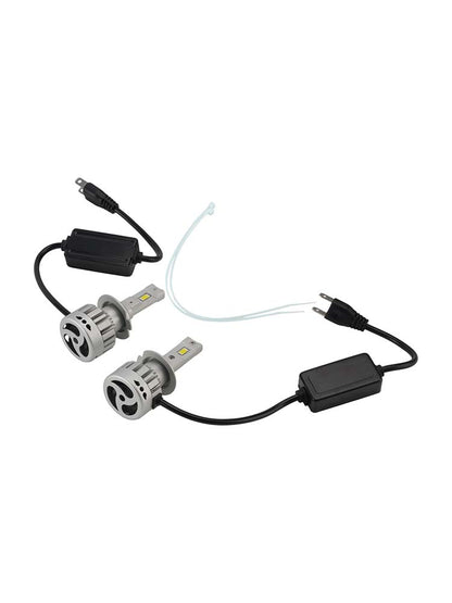 Kit Lampada LED Faro Abbagliante Anabbagliante H7 12V 55W 6500K 4000LM Per HELLA