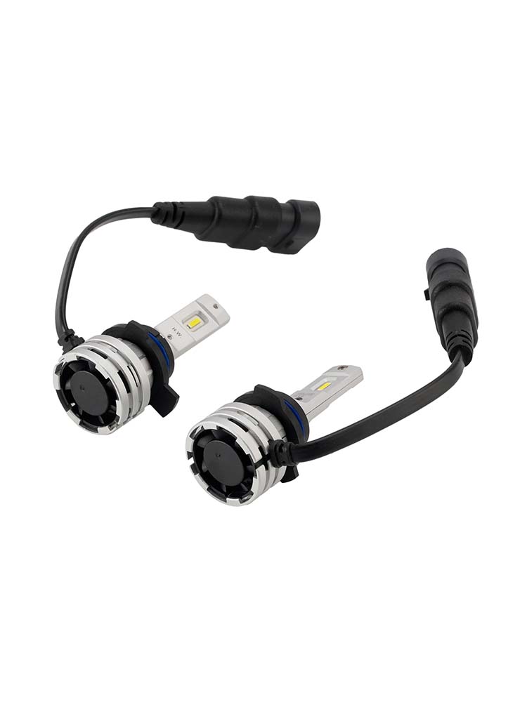 Kit Lampada LED Faro HIR2 9012 12V 24W 6500K Raffreddata Ventola Per HELLA