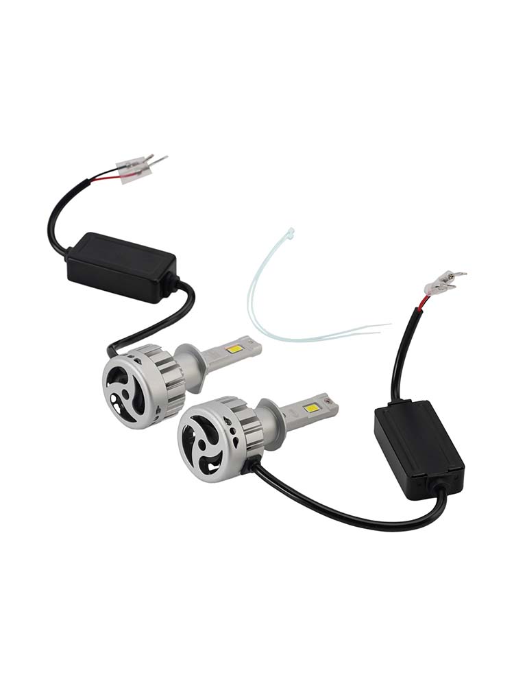 Kit Lampada LED Faro Abbagliante Anabbagliante H1 12V 55W 6500K 4000LM Per HELLA