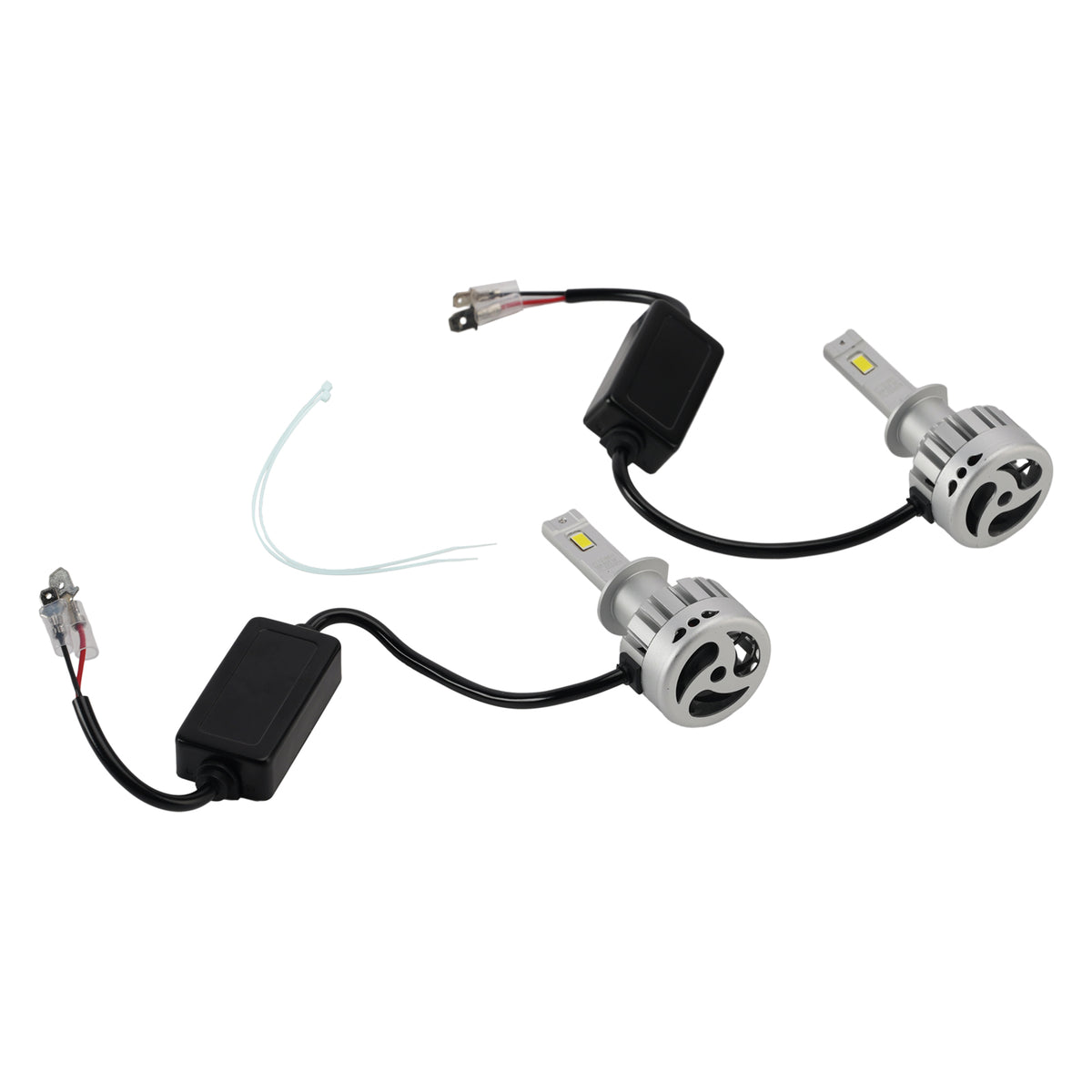 Kit Lampada LED Faro Abbagliante Anabbagliante H1 12V 55W 6500K 4000LM Per HELLA