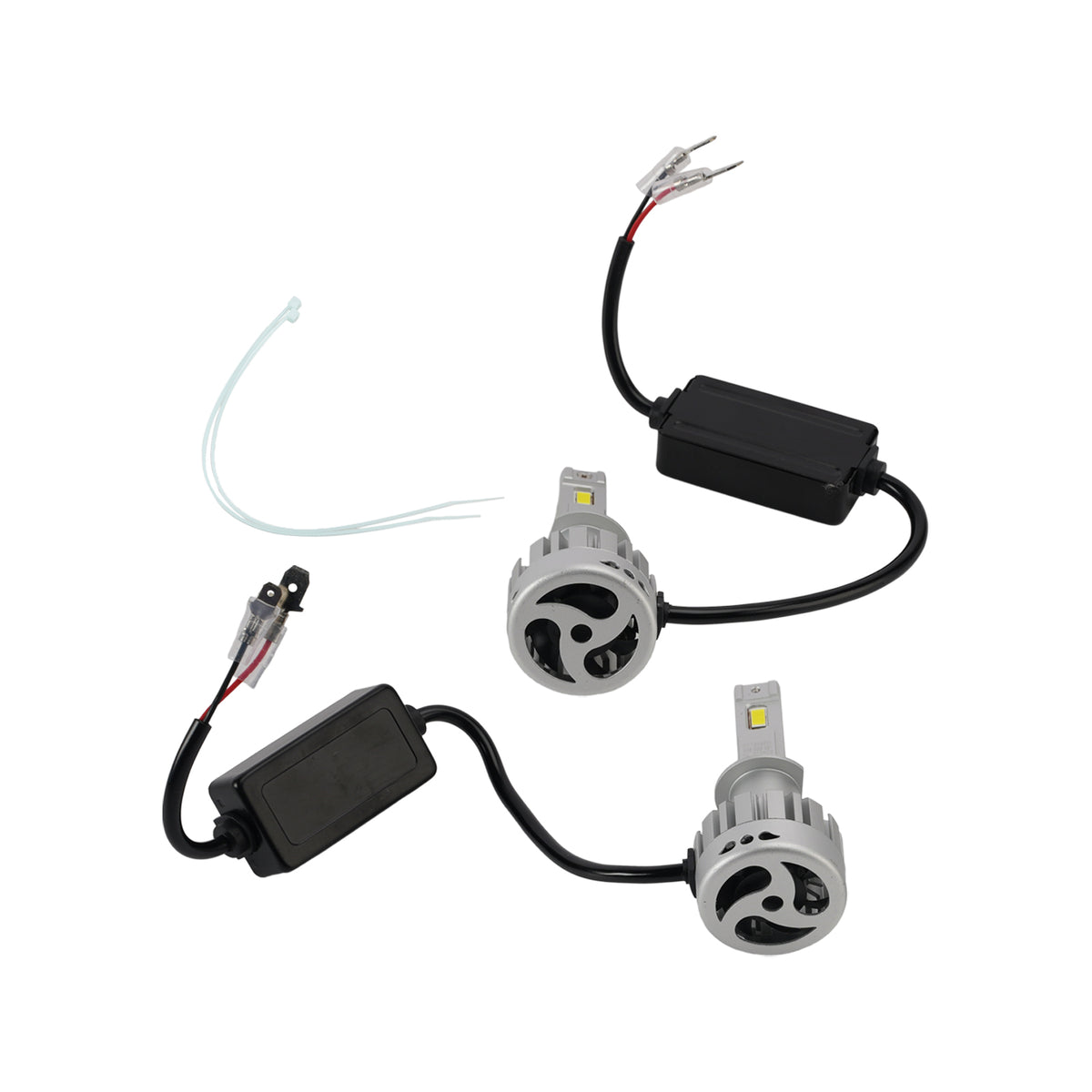 Kit Lampada LED Faro Abbagliante Anabbagliante H1 12V 55W 6500K 4000LM Per HELLA