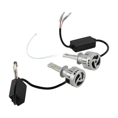 Kit Lampada LED Faro Abbagliante Anabbagliante H1 12V 55W 6500K 4000LM Per HELLA