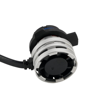 Kit Lampada LED Faro HIR2 9012 12V 24W 6500K Raffreddata Ventola Per HELLA