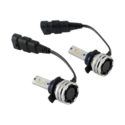 Kit Lampada LED Faro HIR2 9012 12V 24W 6500K Raffreddata Ventola Per HELLA