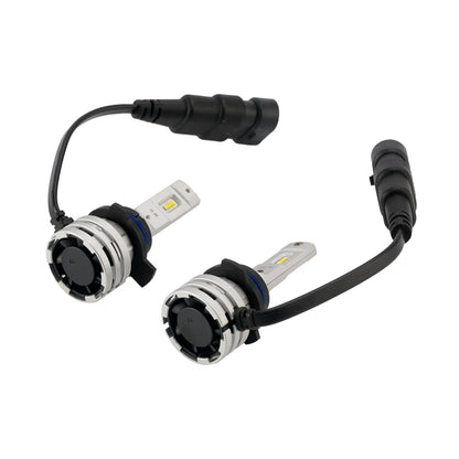 Kit Lampada LED Faro HIR2 9012 12V 24W 6500K Raffreddata Ventola Per HELLA