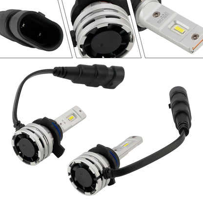 Kit Lampada LED Faro HIR2 9012 12V 24W 6500K Raffreddata Ventola Per HELLA