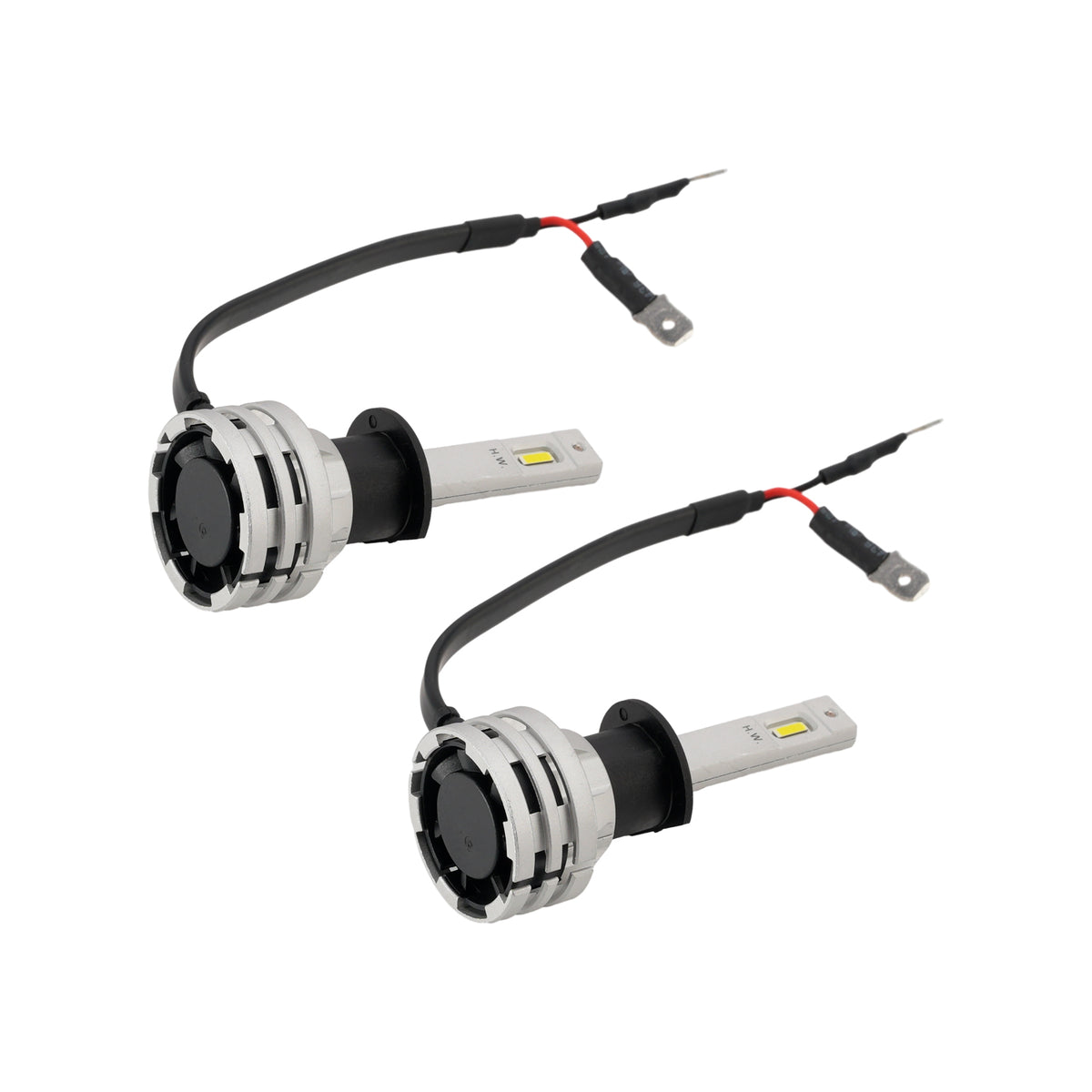 Kit Lampada LED Faro Bi-luce H1 12V 24W 6500K Raffreddata Ventola Per HELLA