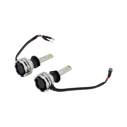 Kit Lampada LED Faro Bi-luce H1 12V 24W 6500K Raffreddata Ventola Per HELLA