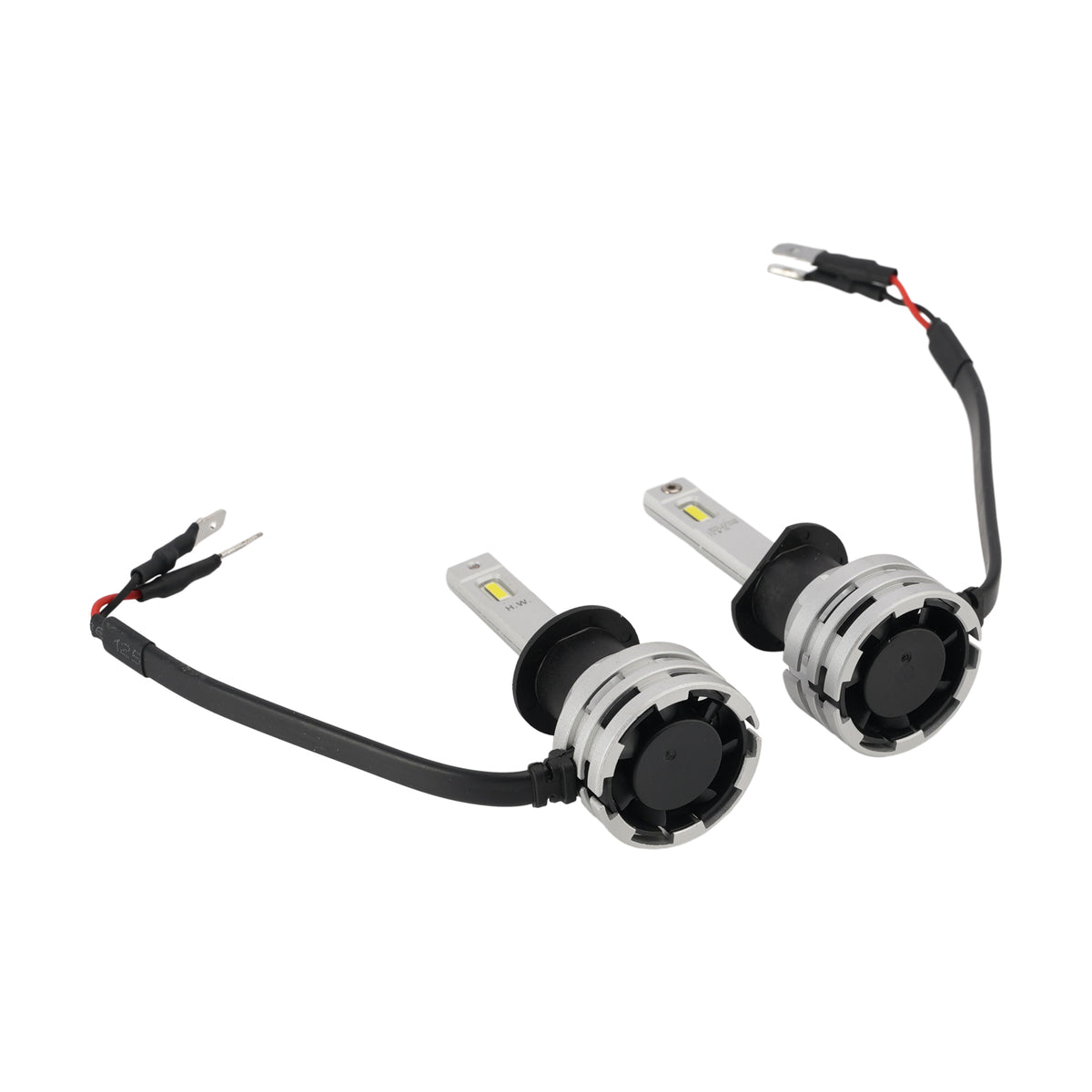 Kit Lampada LED Faro Bi-luce H1 12V 24W 6500K Raffreddata Ventola Per HELLA