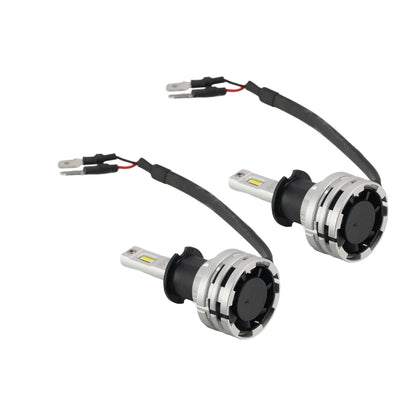 Kit Lampada LED Faro Bi-luce H3 12V 24W 6500K Raffreddata Ventola Per HELLA